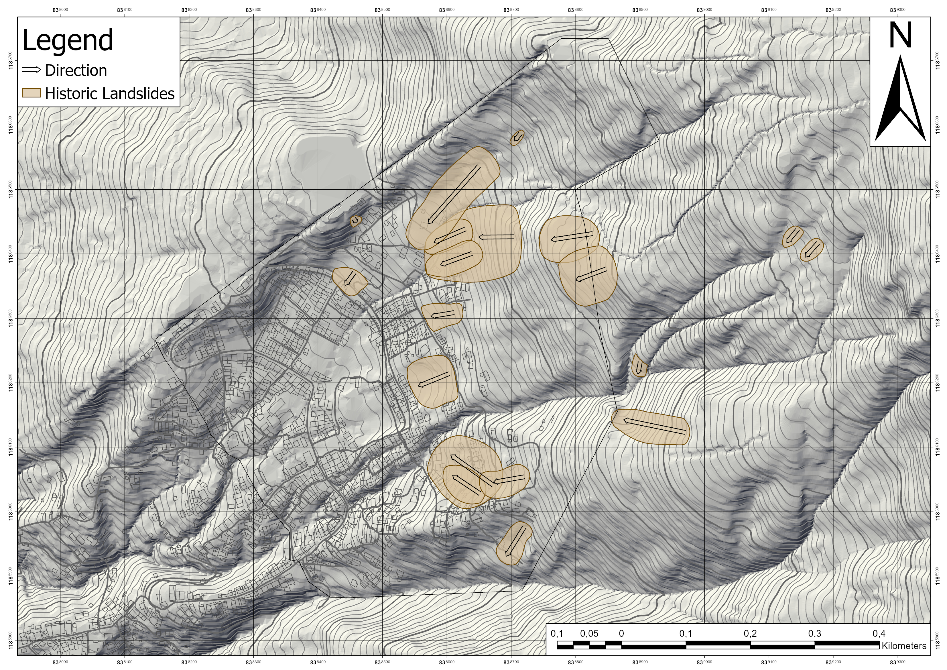 Landslide Map Bello Oriente